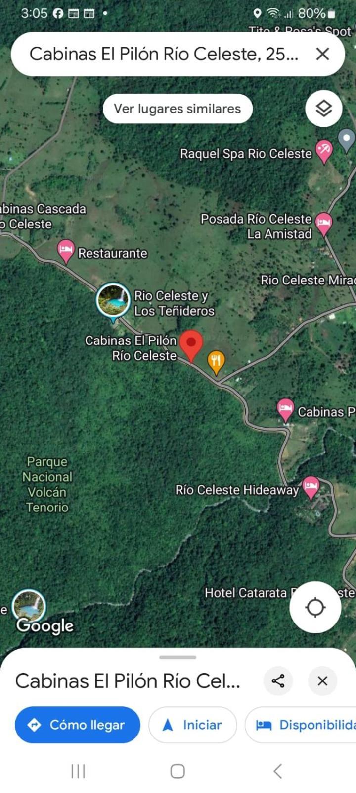 Cabinas El Pilon Rio Celeste ภายนอก รูปภาพ